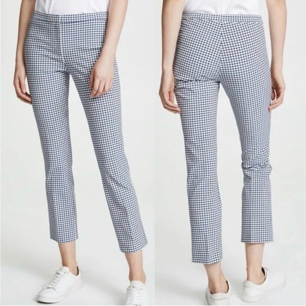 Theory Classic Skinny Pant Gingham Multi